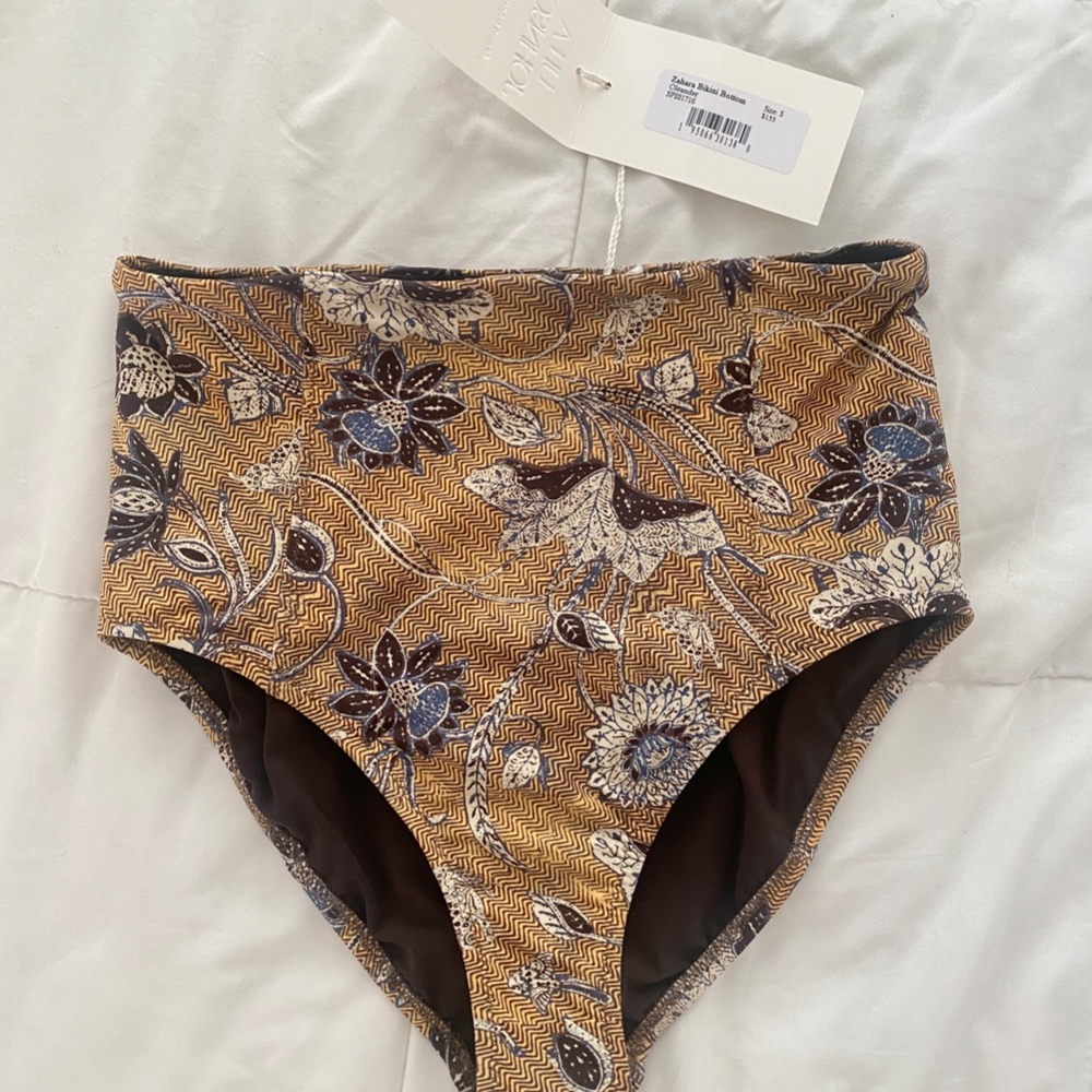NEW with Tags Ulla Johnson Zahara Bikini Bottom in Oleander Size S